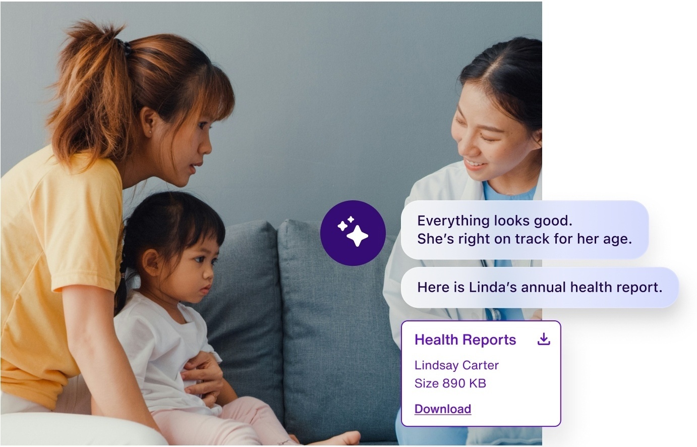 Sendbird’s AI agent for healthcare