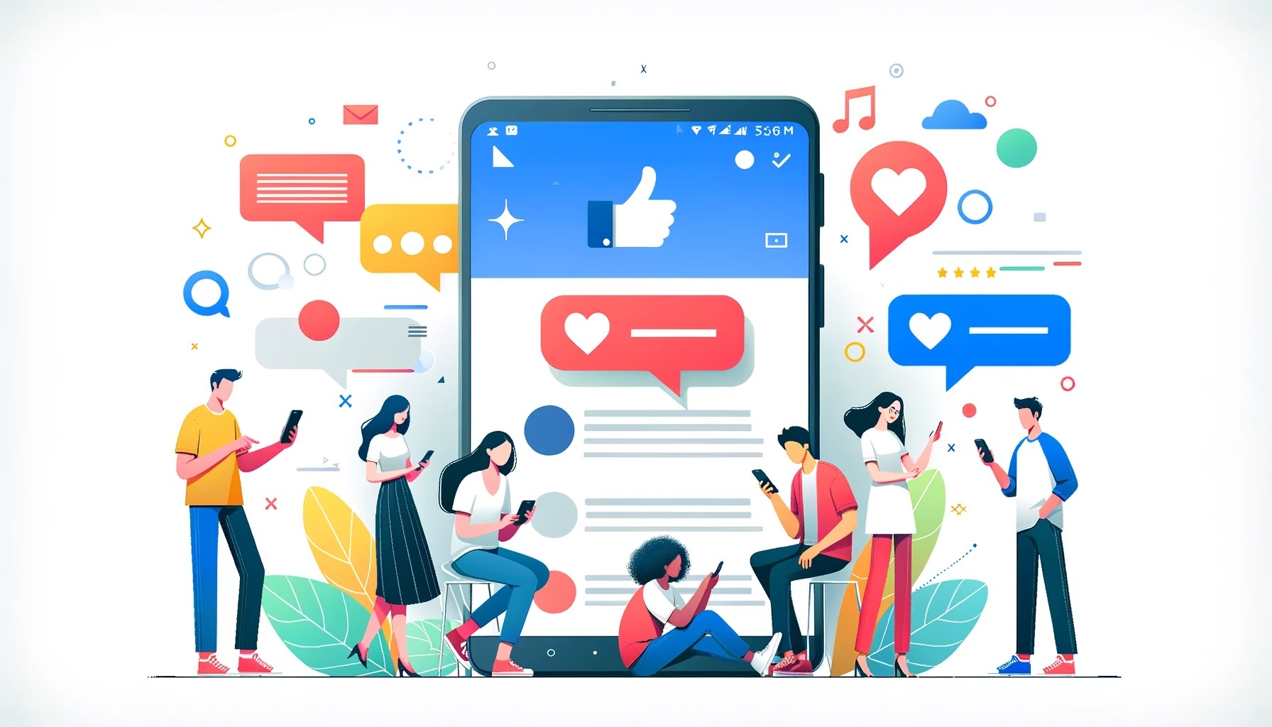 Social media engagement