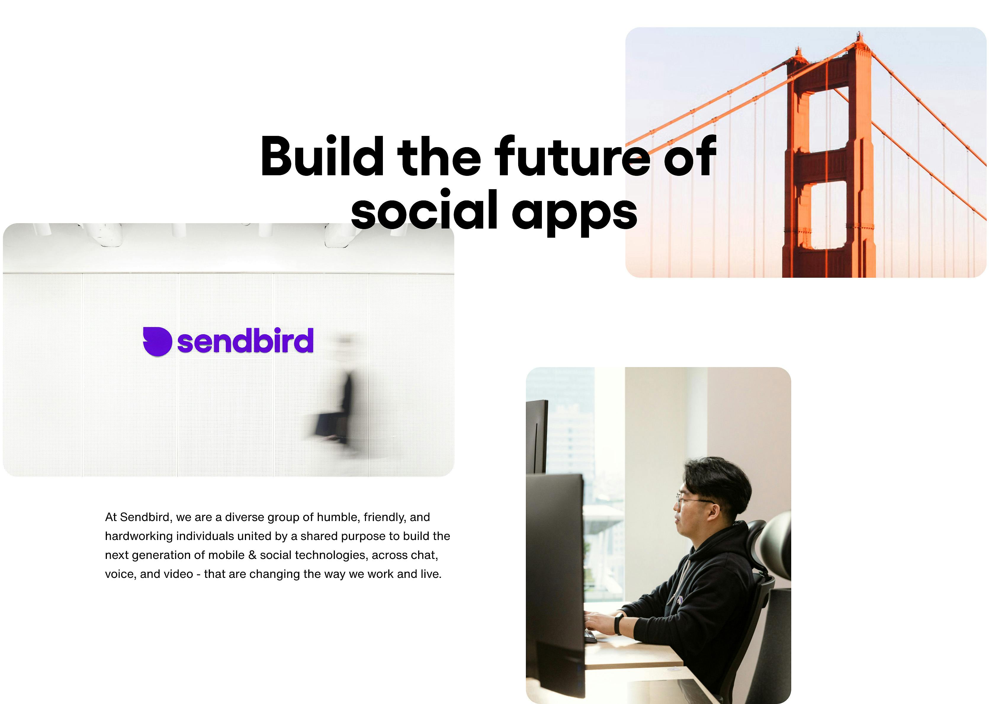 Work at Sendbird Build the future of communication with us