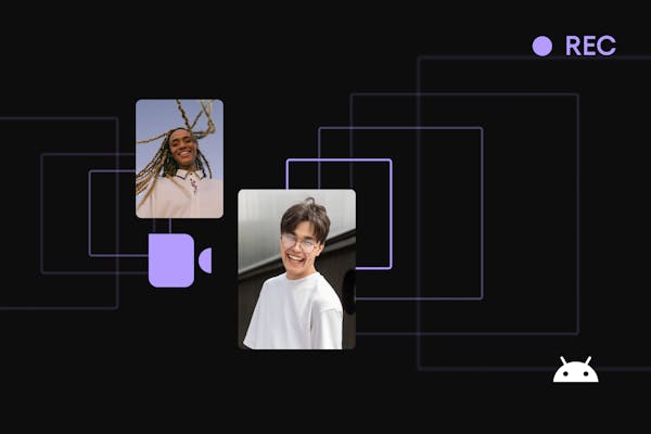 Tutorial cover How to use server relayed Web RTC group calls cloud Android