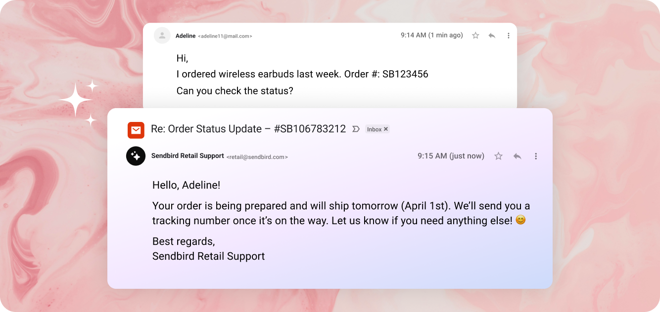 Email preview