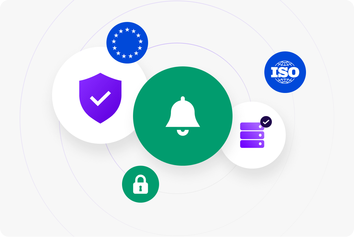 Secure push notifications